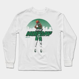 Jrue Holiday Boston Skyline Long Sleeve T-Shirt